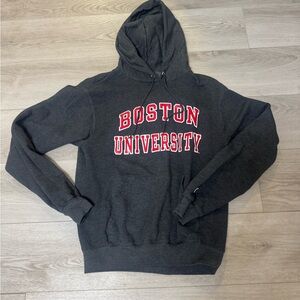 Champion Dark Gray Boston University Hoodie